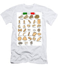 1 Types of Pasta Poster Chart Art T-Shirt