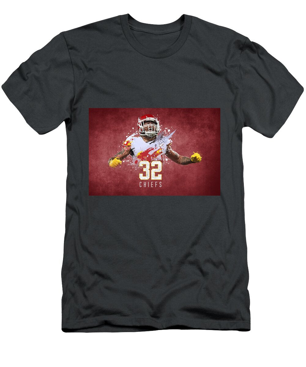 1 Tyrann Mathieu the Honey Badger Kansas City Chiefs Gina Tannen T-Shirt