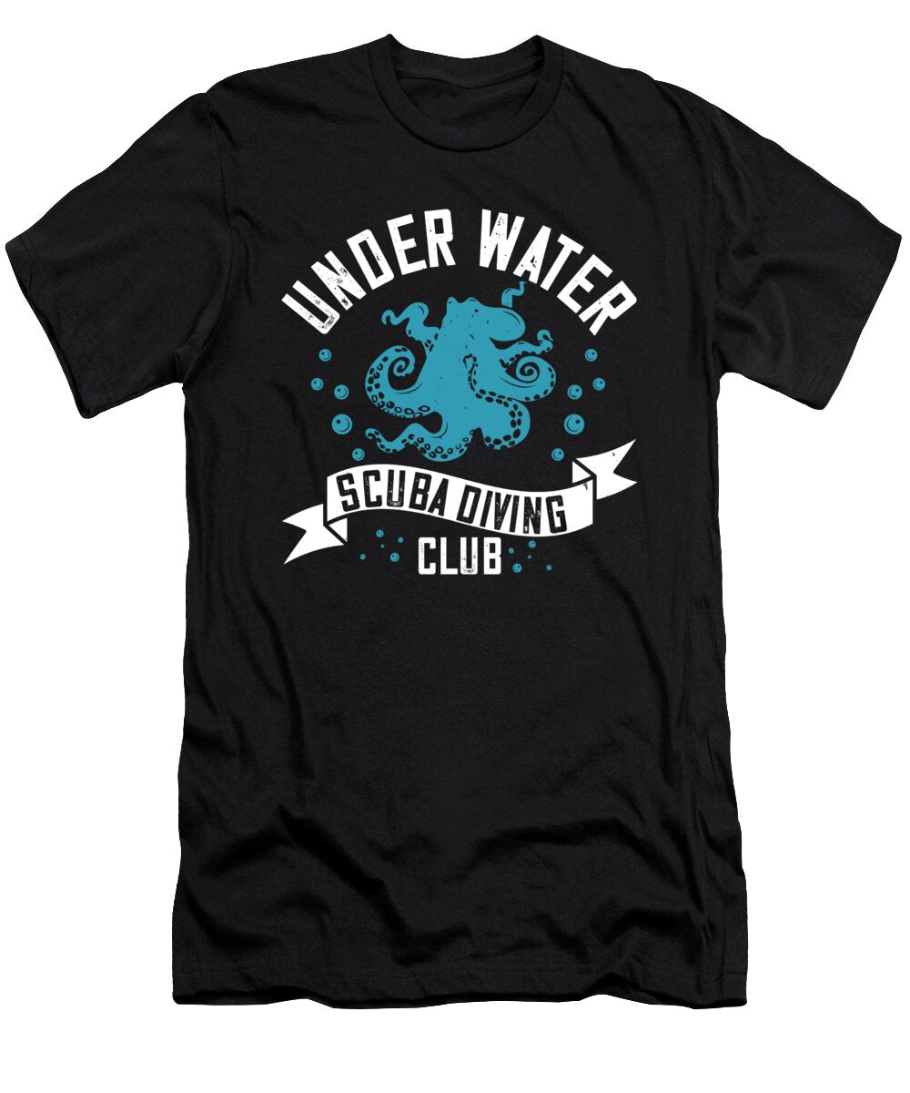 1 Under Water Scuba Diving Club Jacob Zelazny T-Shirt