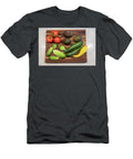 1 Vegetables on Butcher Block Cutting Board Alex Grichenko T-Shirt