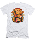 1 Vintage Dog Coffee Funny Sarcastic Humor Coffee Florian Dold Art T-Shirt
