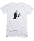 1 Waiter with Bottles of Wine and Glasses on Tray Csa Images T-Shirt