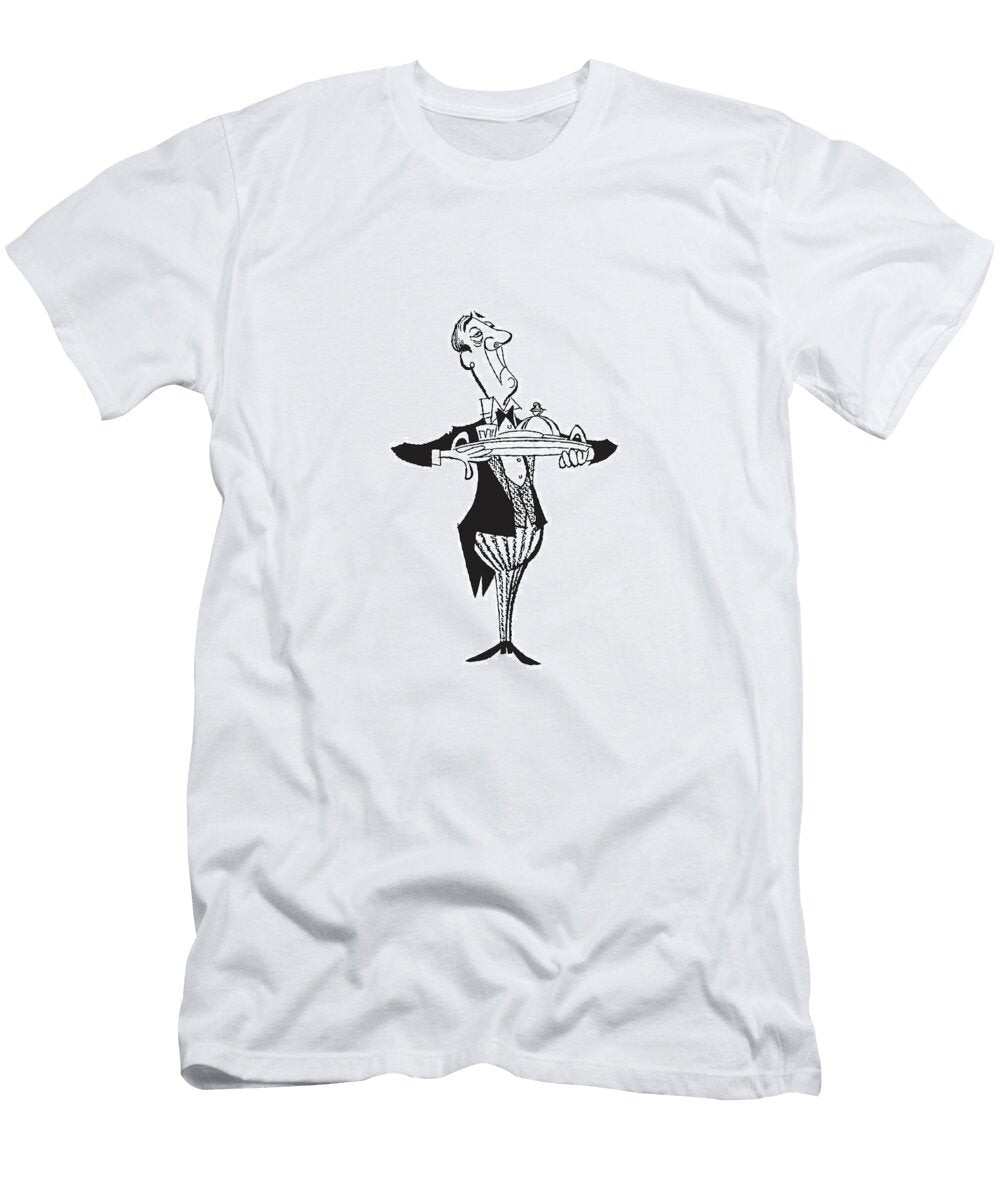 1 Waiter with Covered Dish Csa Images T-Shirt