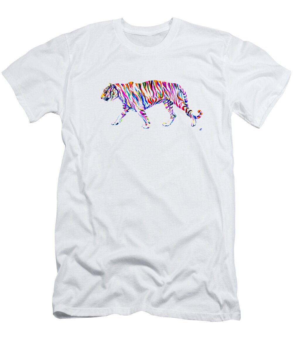 1 Walking Tiger Zaira Dzhaubaeva T-Shirt