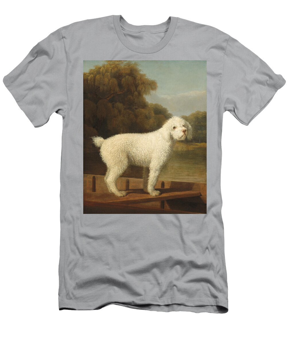 1 White Poodle in a Punt George Stubbs T-Shirt
