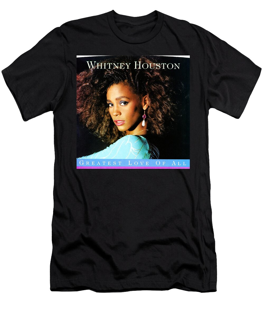 1 Whitney Houston American Singer and Actress Kenneth Cescoti T-Shirt