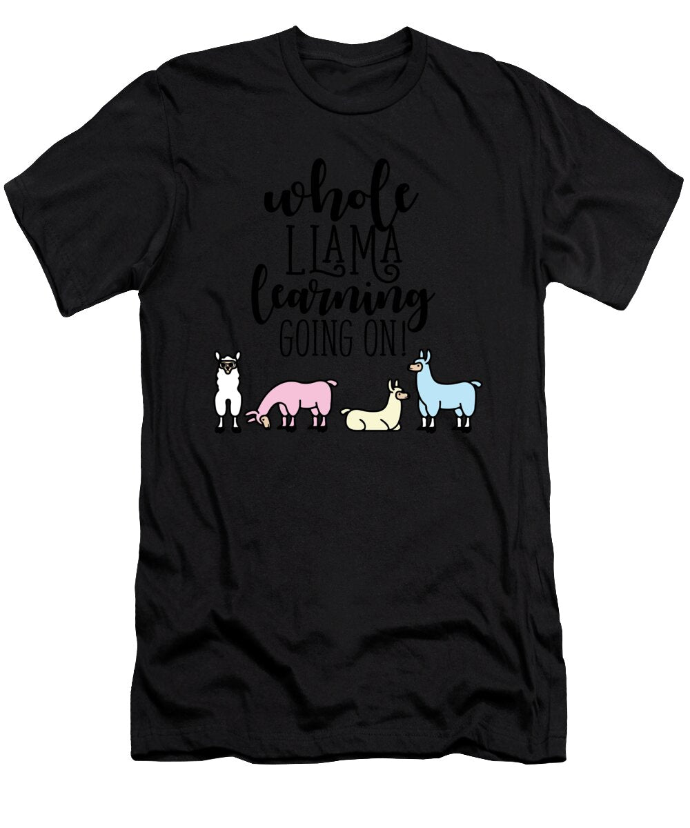 1 Whole Llama Learning Teacher Student Gift Idea Haselshirt T-Shirt