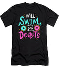 1 Will Swim for Donuts Gift David Schuele Art T-Shirt