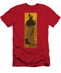 1 Woman Standing Beside Railing with Poodle Paul Ranson T-Shirt