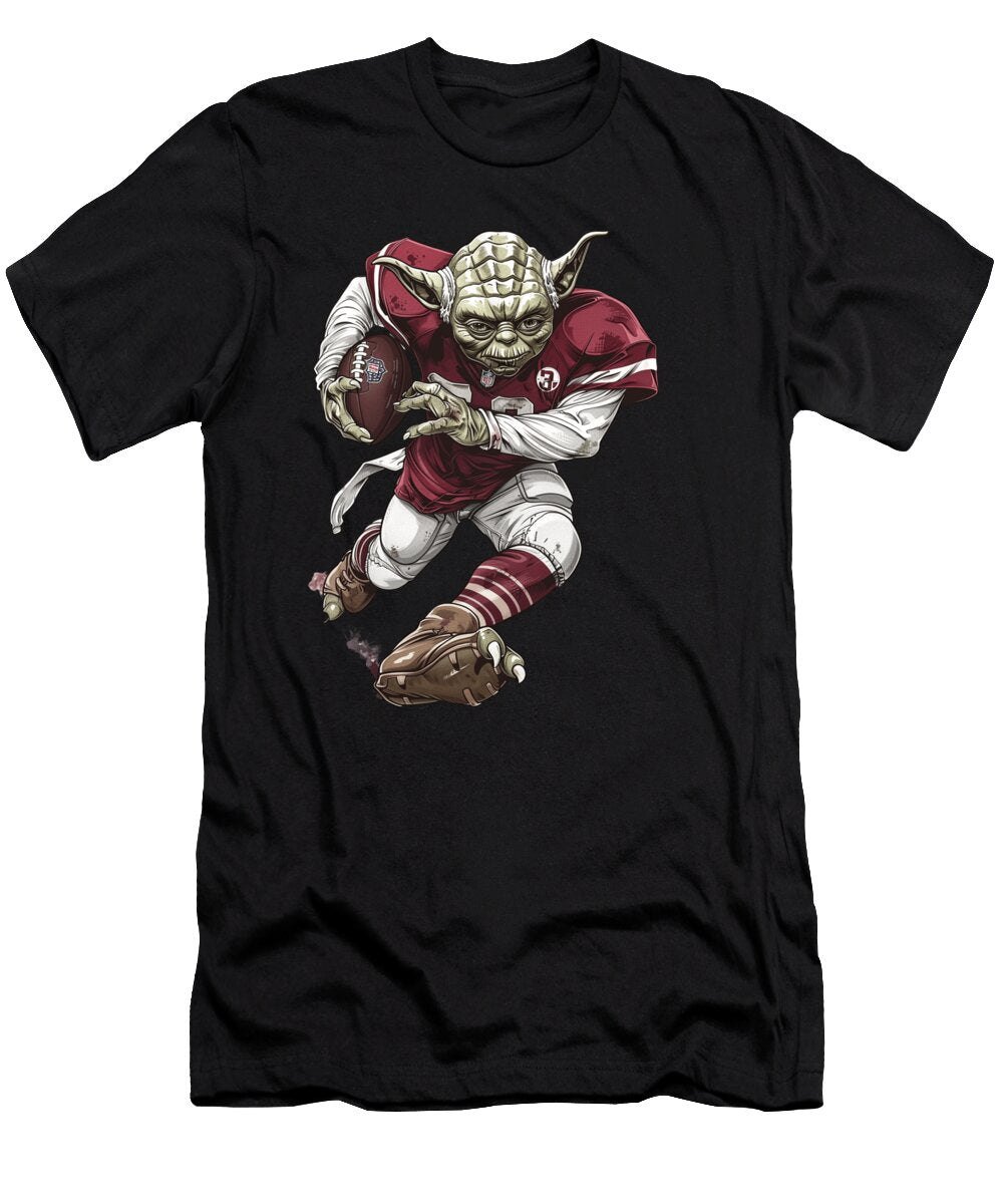 1 Yoda Vs Chiefs Wookiee Wideout Robertz Schuler T-Shirt