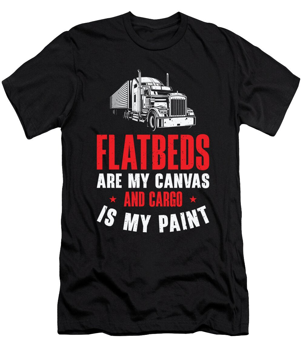 10 Flatbed Trucker Truck Driver Toms Store T-Shirt