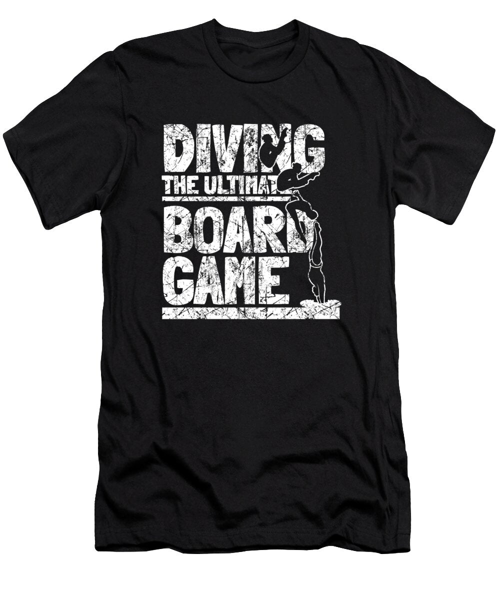 10 Funny Platform Diver Springboard Diving Crazy Squirrel T-Shirt