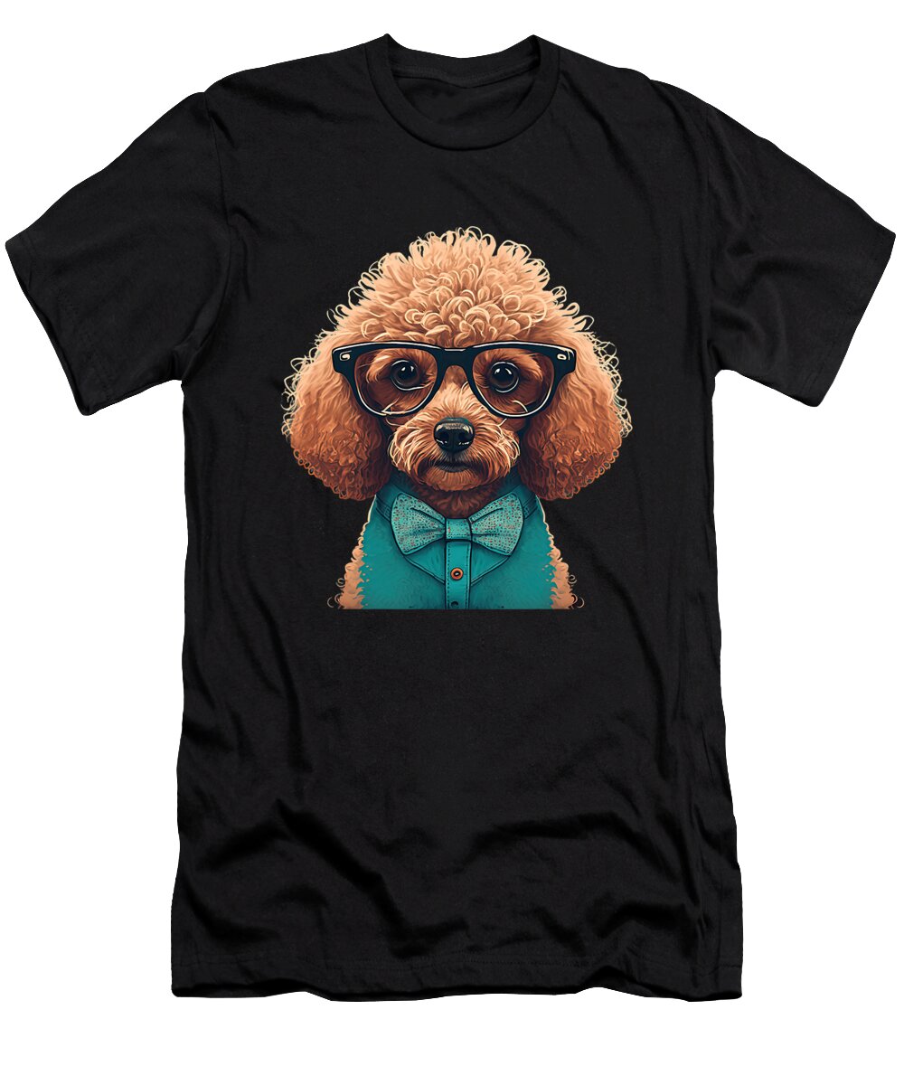 10 Funny Poodle Dog Miniature Poodle Toy Poodle Sophie Eleanor T-Shirt