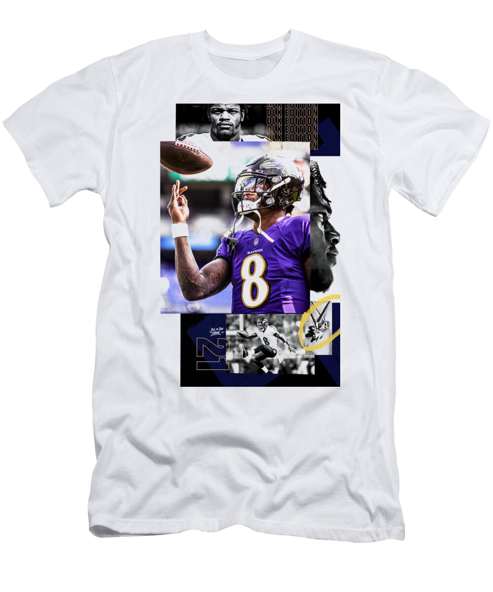 10 Lamar Jackson Kerry Banks T-Shirt