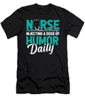 10 Nurse Caretaker Hospital Nursing Crazy Squirrel T-Shirt