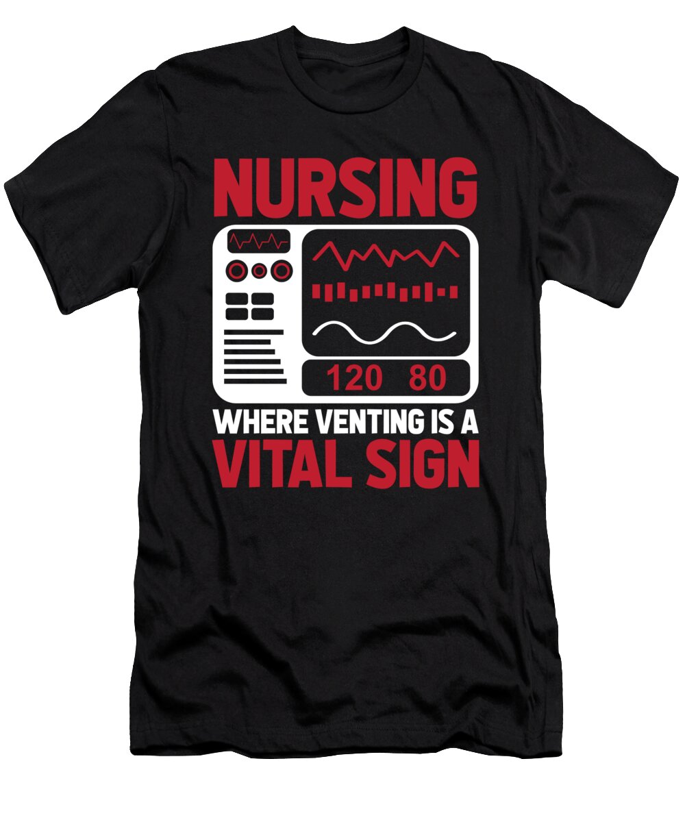 10 Nurse Hospital Caretaker Nursing Crazy Squirrel T-Shirt