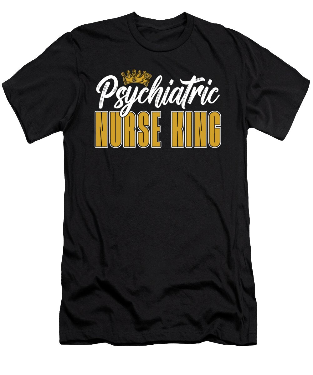 10 Nursing Caretaker Hospital Psych Nurse Crazy Squirrel T-Shirt