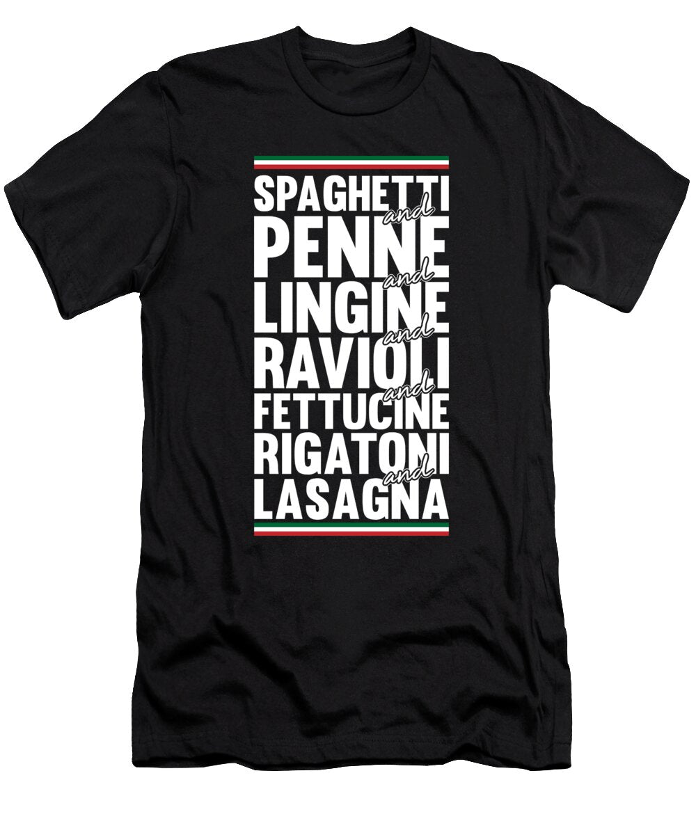 10 Pasta Love Motive for a Spaghetti Lover Tom Schiesswald T-Shirt