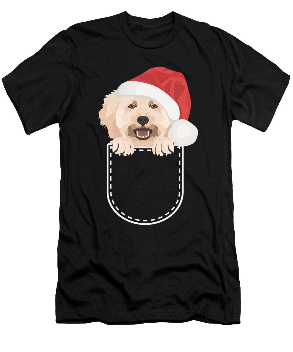 10 Poodle Merry Christmas Greenoptix T-Shirt