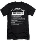 10 Reasons to Date a Bartender Barkeeper Barman Wowshirt T-Shirt