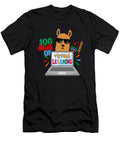 100 Days of School Homeschooling 2021 Llama Evgenia Halbach T-Shirt