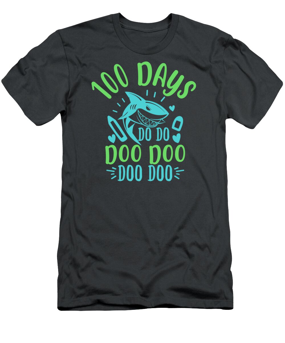 100 Days Shark Doo Doo 01 Celestial Images T-Shirt