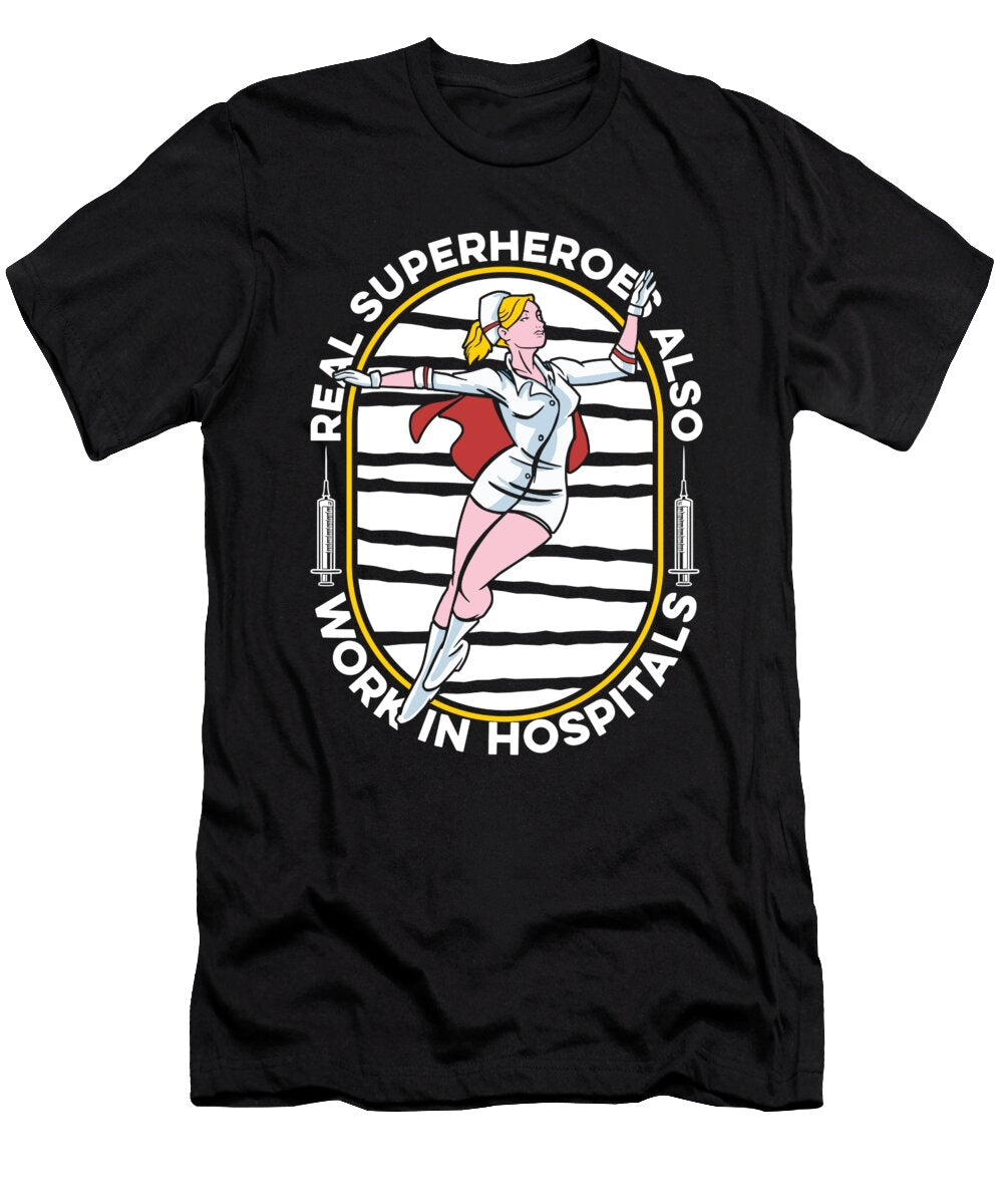 11 Nursing Caretaker Hospital Registered Nurse Crazy Squirrel T-Shirt