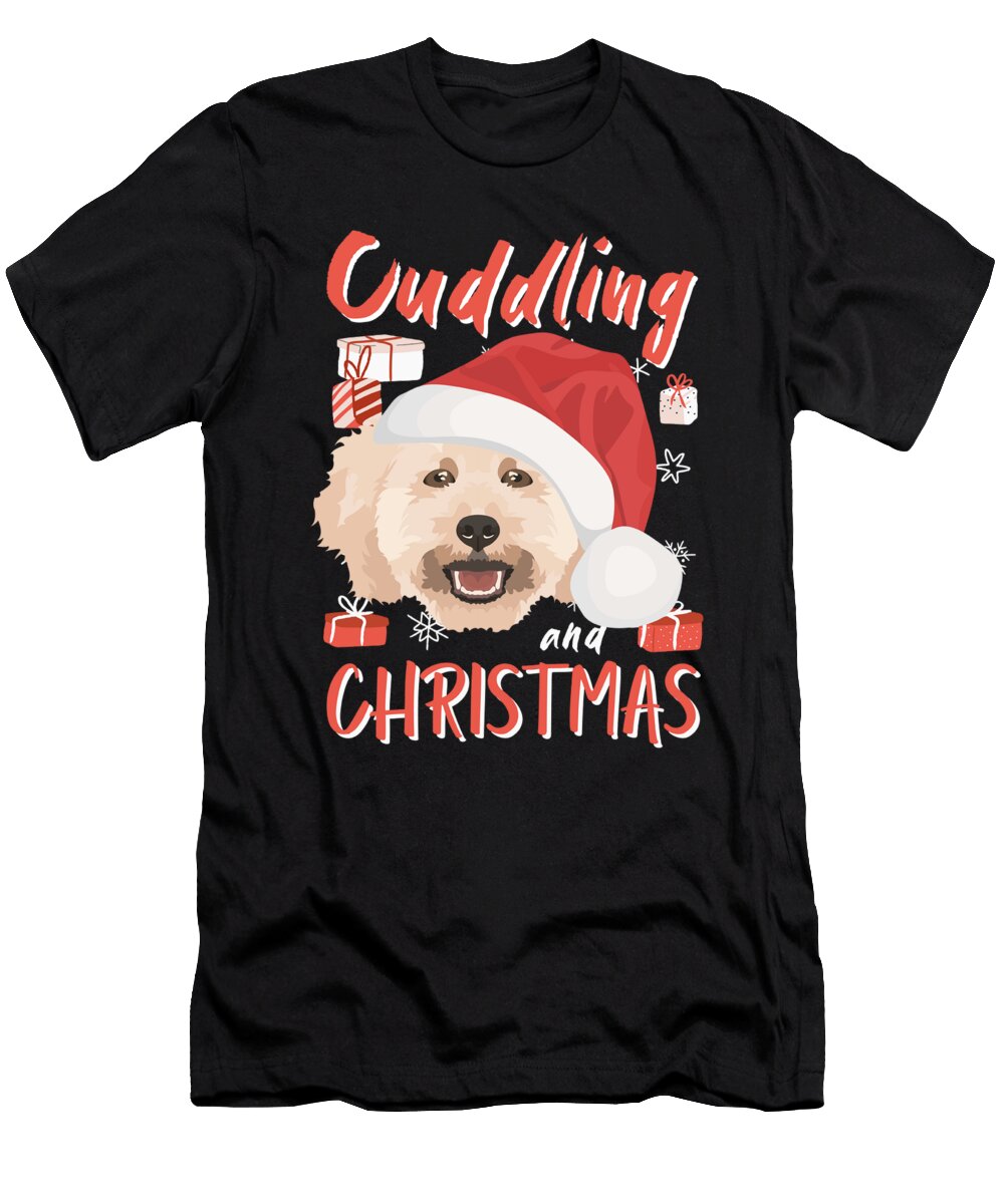 11 Poodle Merry Christmas Greenoptix T-Shirt