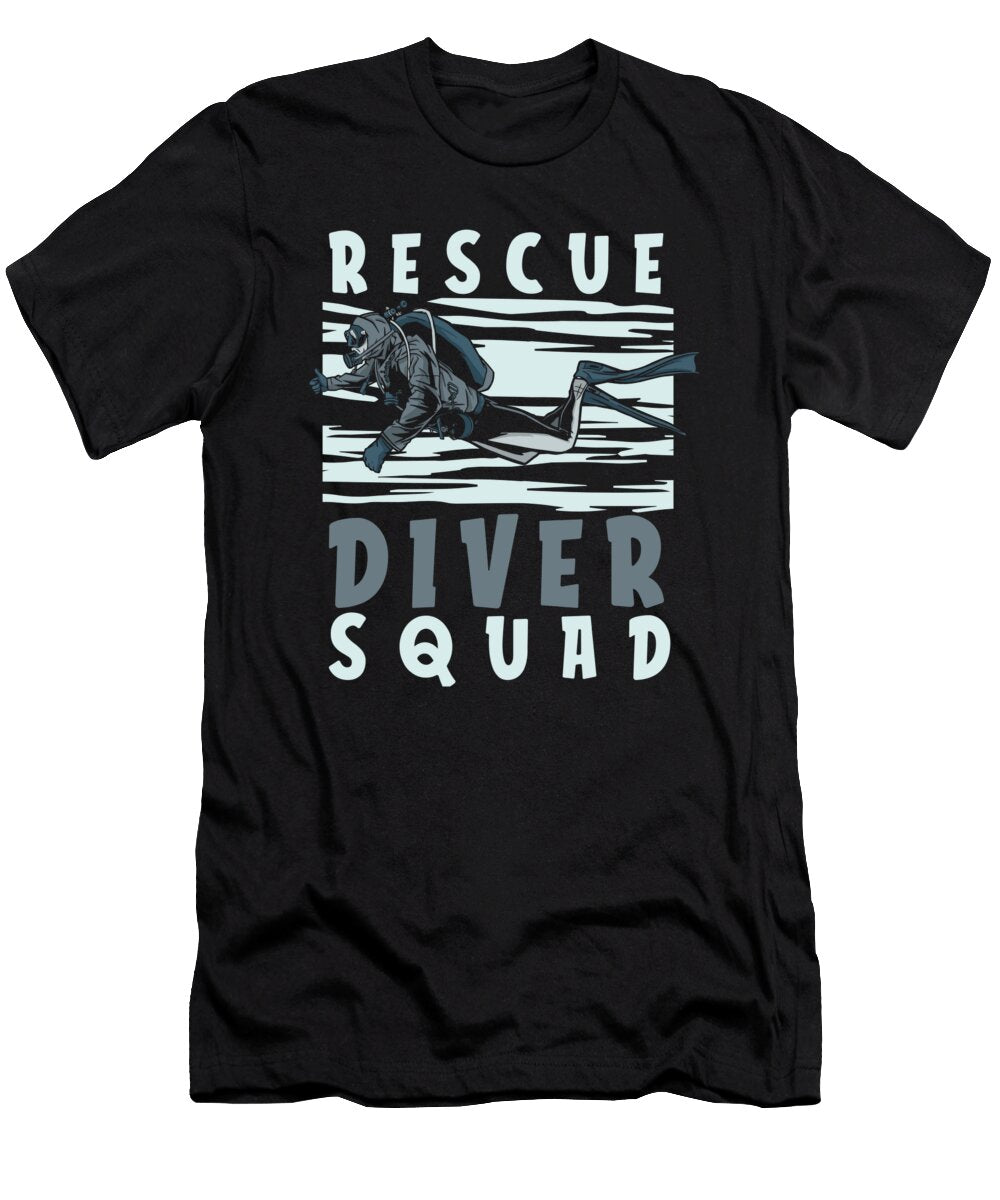 11 Scuba Diving Diver Crazy Squirrel T-Shirt