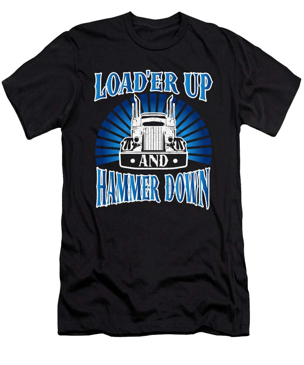 11 Truck Driver Trucking Trucker Crazy Squirrel T-Shirt