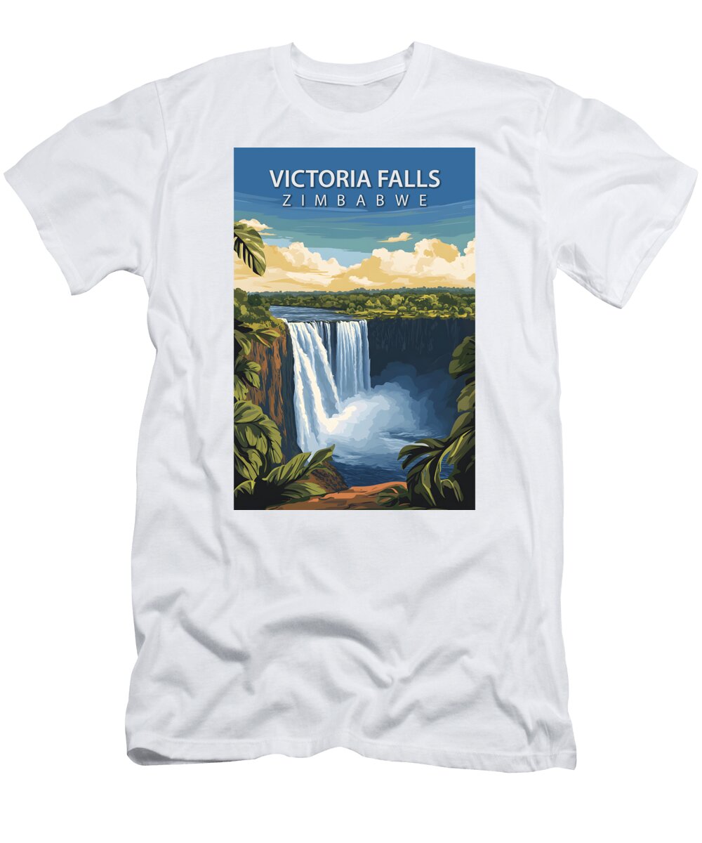11 Victoria Falls Bird Artist T-Shirt