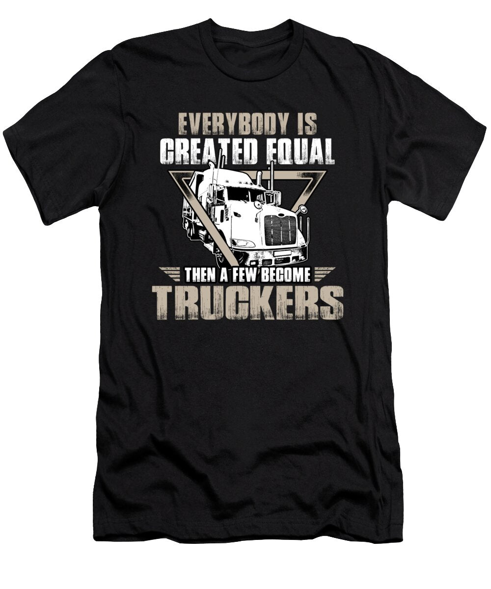 12 Funny Truck Driver Logistics Highway Truck Gift Muc Designs T-Shirt