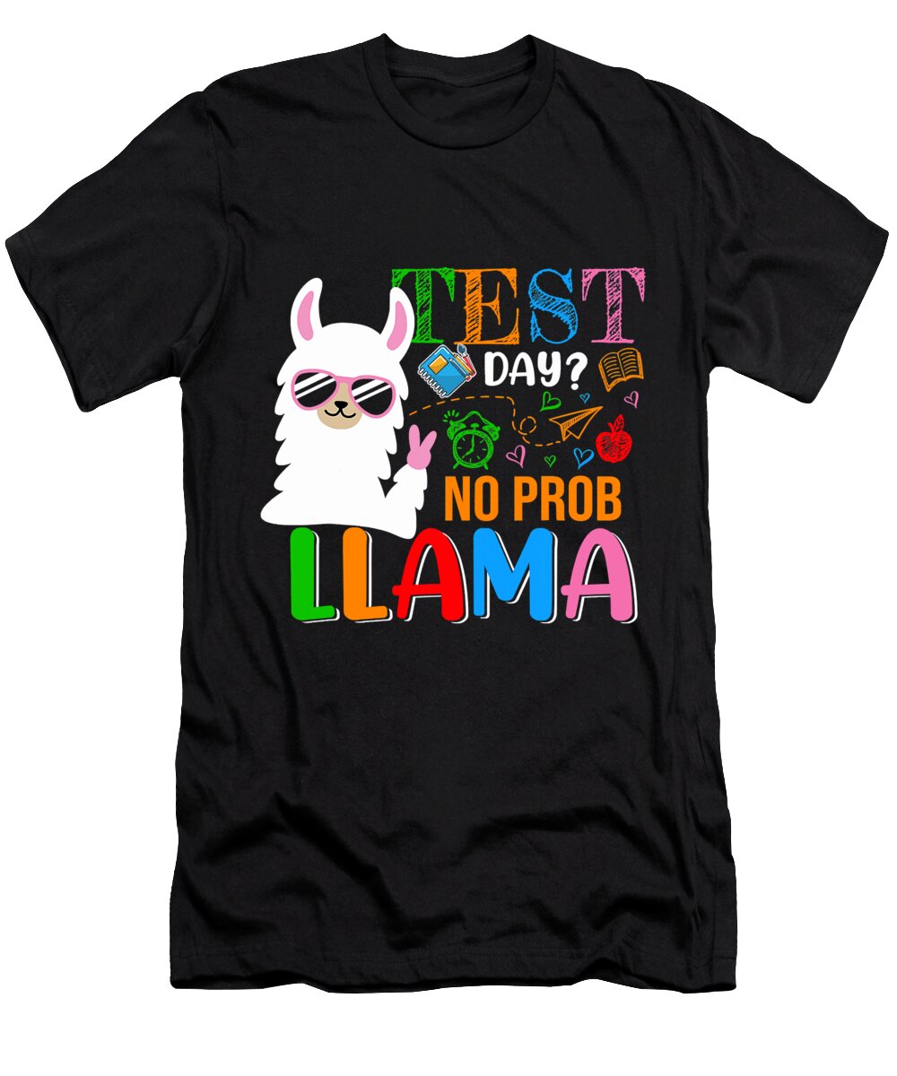 12 Llama Alpaca Alpacas Camelid Camel Cute Llama Funny Llama Llama Art Llama Drama Animal Llama Lover No Prob Llama Grover Mcclure T-Shirt