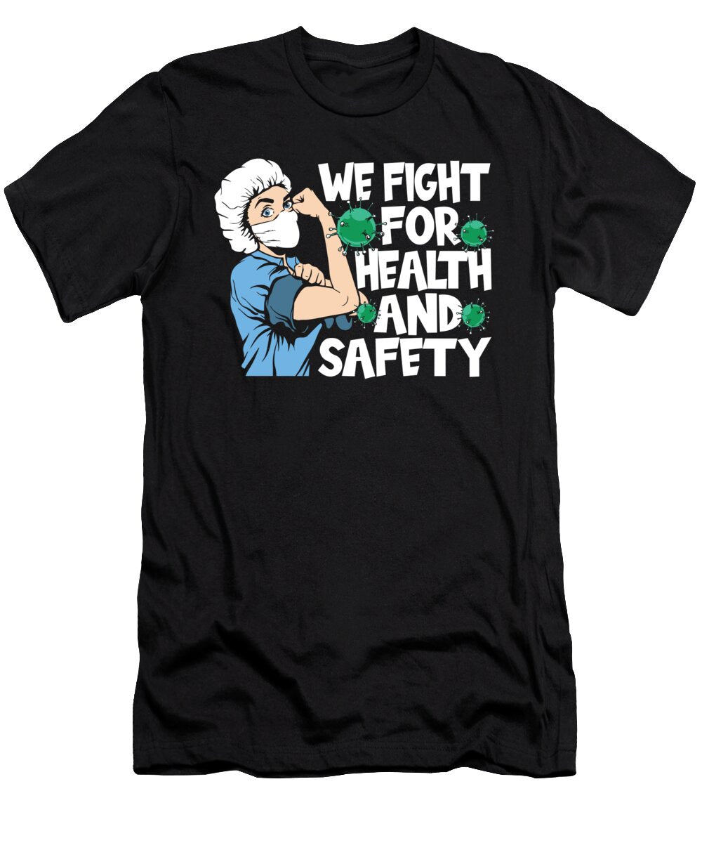 12 Nursing Hospital Caretaker Registered Nurse Crazy Squirrel T-Shirt