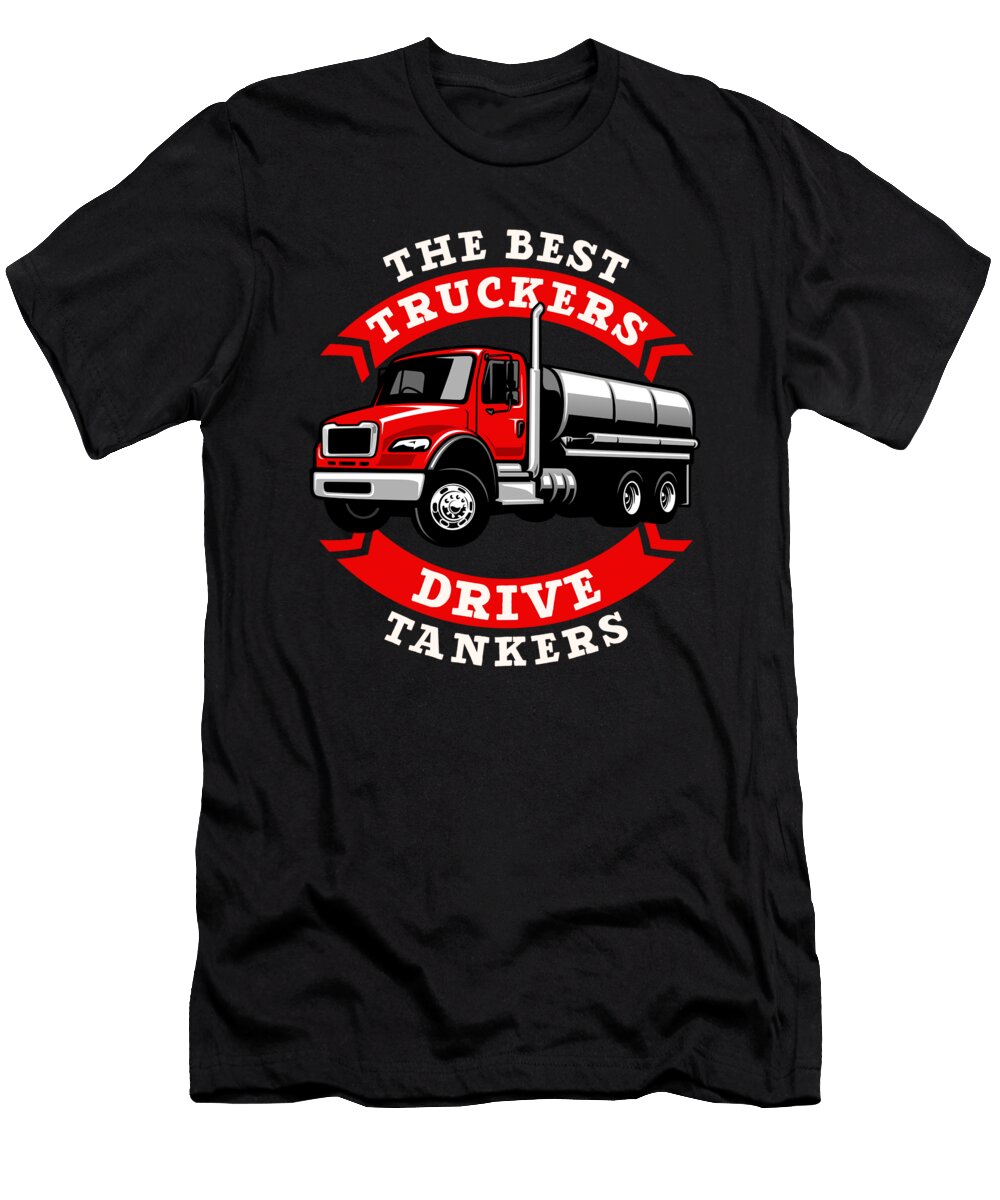 12 Truck Driver Trucking Trucker Crazy Squirrel T-Shirt