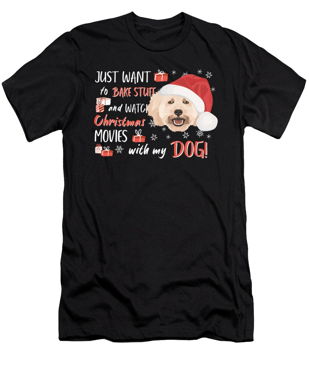 13 Poodle Merry Christmas Greenoptix T-Shirt