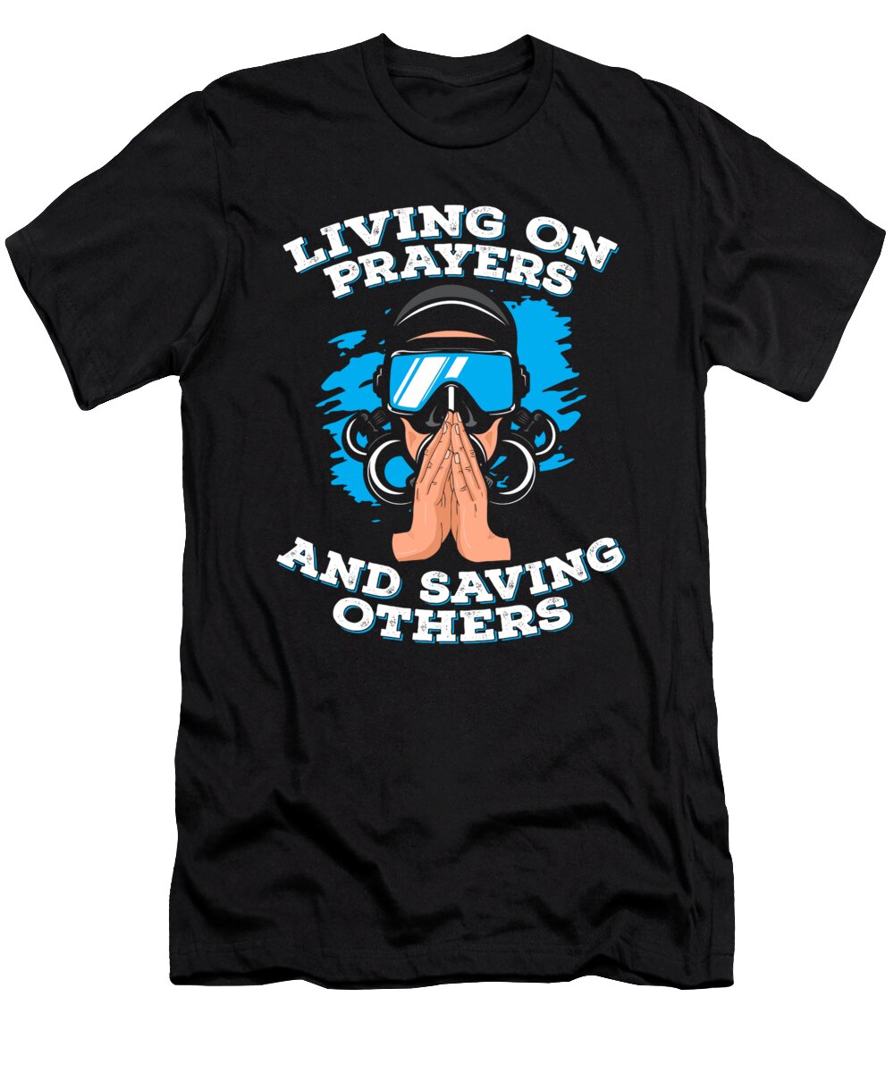 13 Scuba Diving Diver Crazy Squirrel T-Shirt