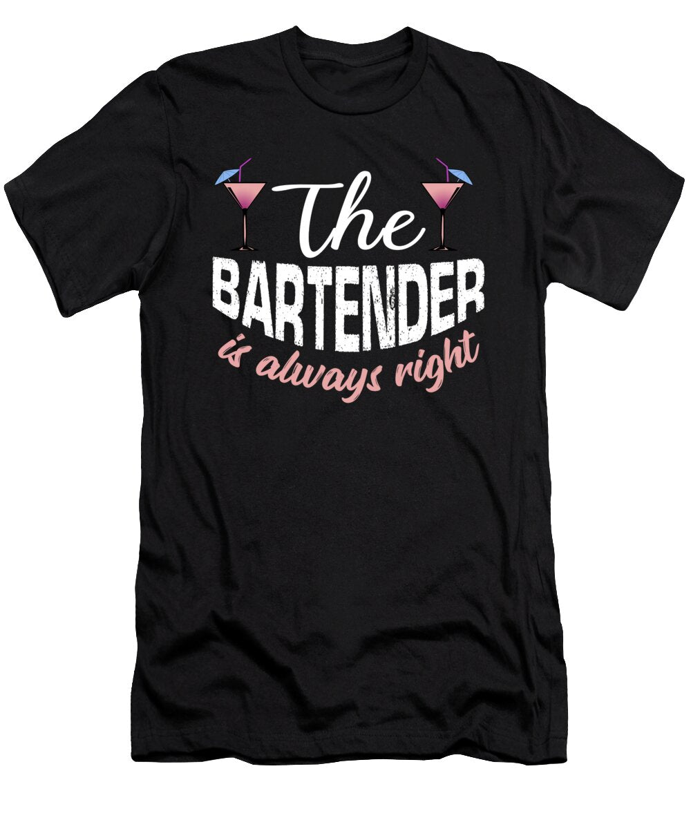 14 Bartender Barmaid Cocktail Occupation Bar Pub Gift Muc Designs T-Shirt