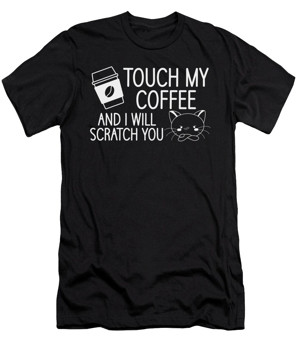14 Cats and Coffee Cat Lover Coffee Lover Toms Store T-Shirt