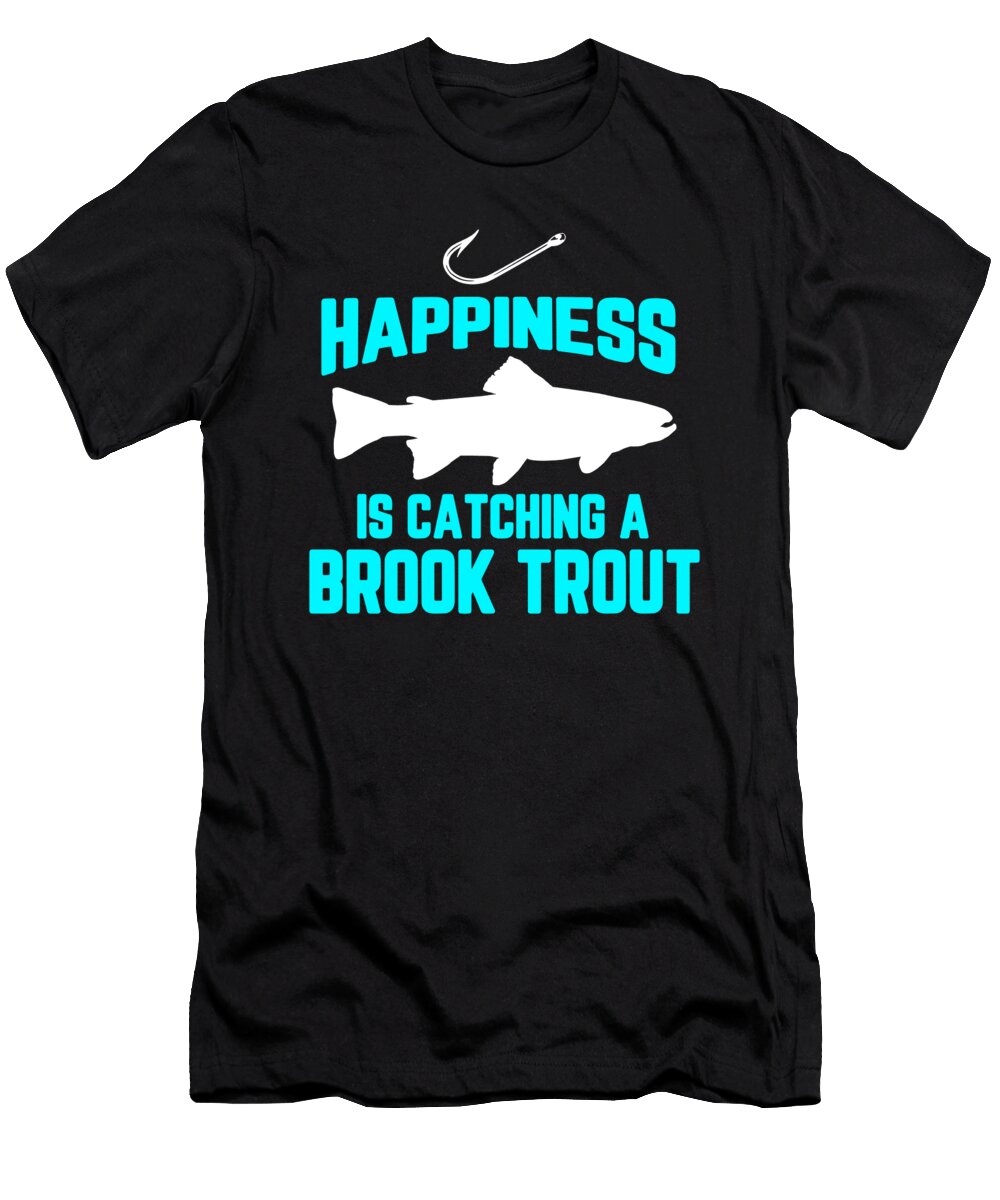 14 Funny Brook Trout Fishing Freshwater Fish Gift Muc Designs T-Shirt
