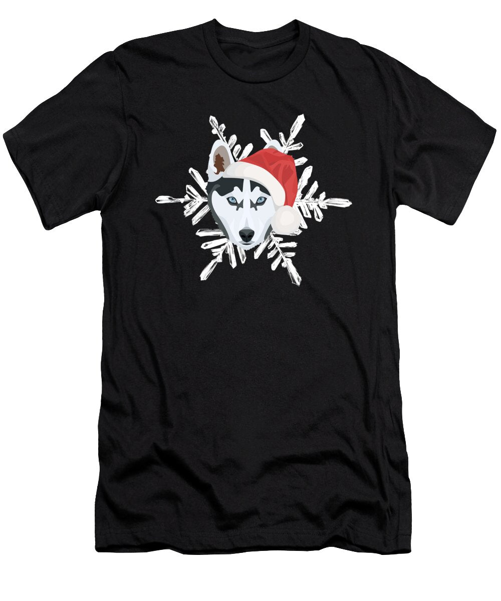 14 Husky Merry Christmas Greenoptix T-Shirt