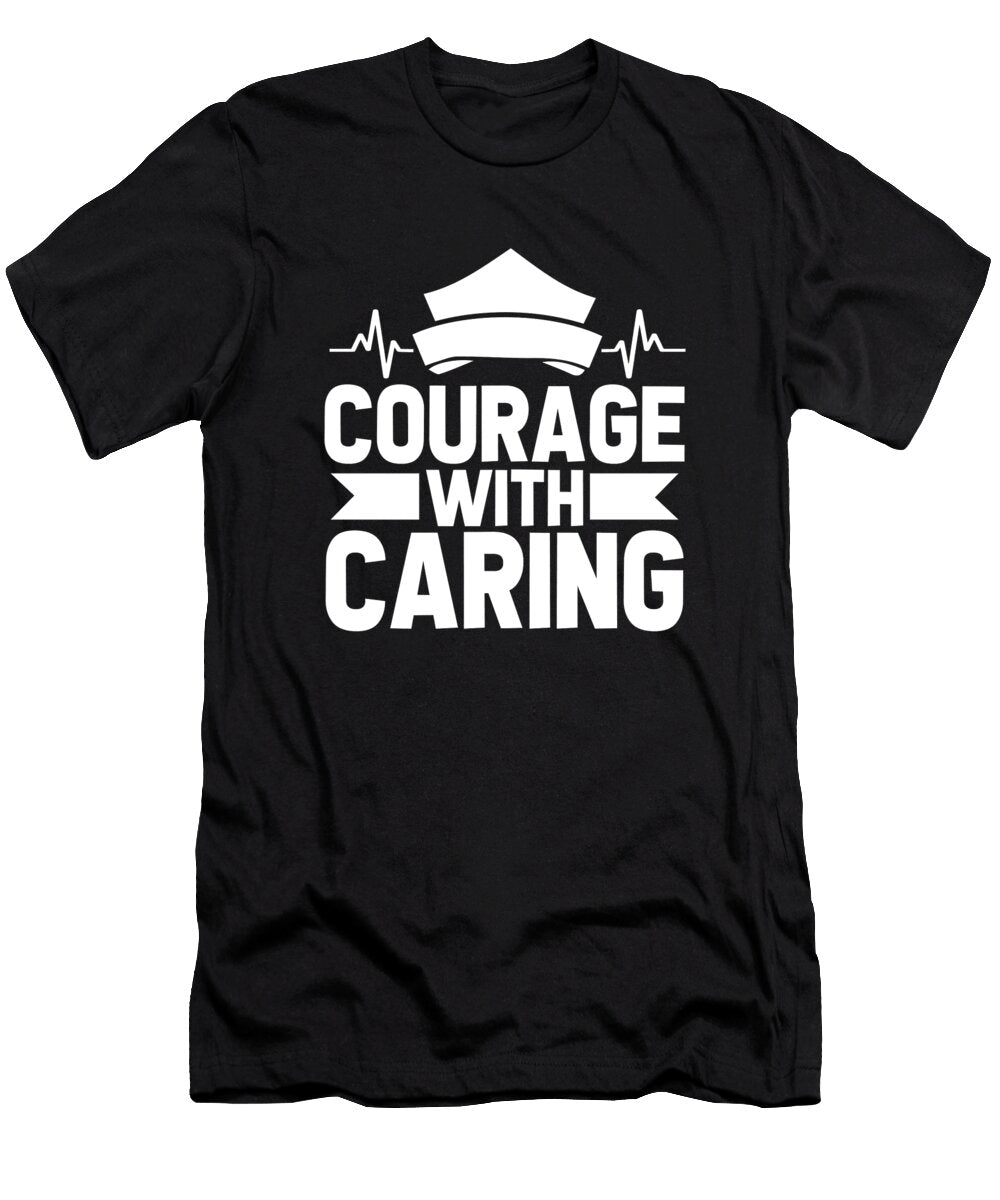 14 Nurse Caretaker Hospital Nursing Crazy Squirrel T-Shirt