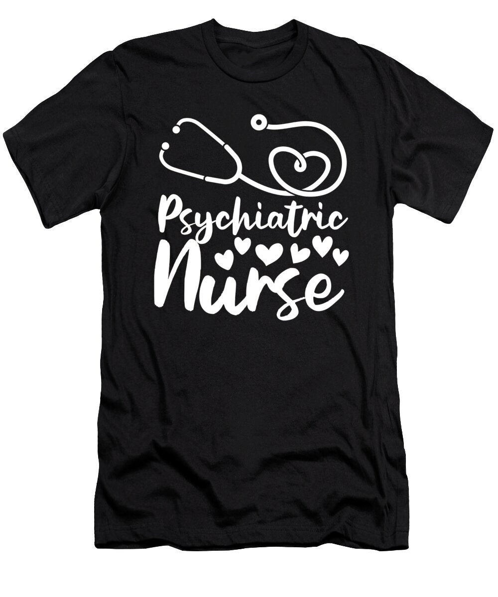 14 Nursing Hospital Caretaker Psych Nurse Crazy Squirrel T-Shirt