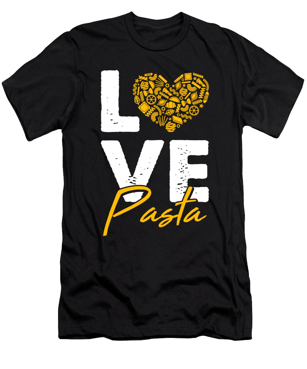 14 Pasta Love Motive for a Spaghetti Lover Tom Schiesswald T-Shirt