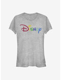 Disney Classic Multicolor Disney Logo Girls T-Shirt