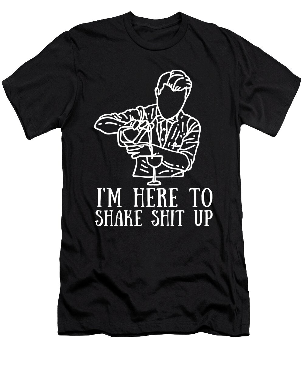 15 Bartender Barkeeper Tapster and Mixologist Gift Justus Ratzke T-Shirt