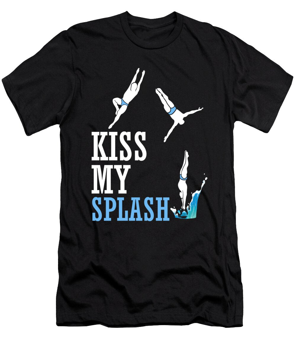 15 Funny Platform Diver Springboard Diving Crazy Squirrel T-Shirt