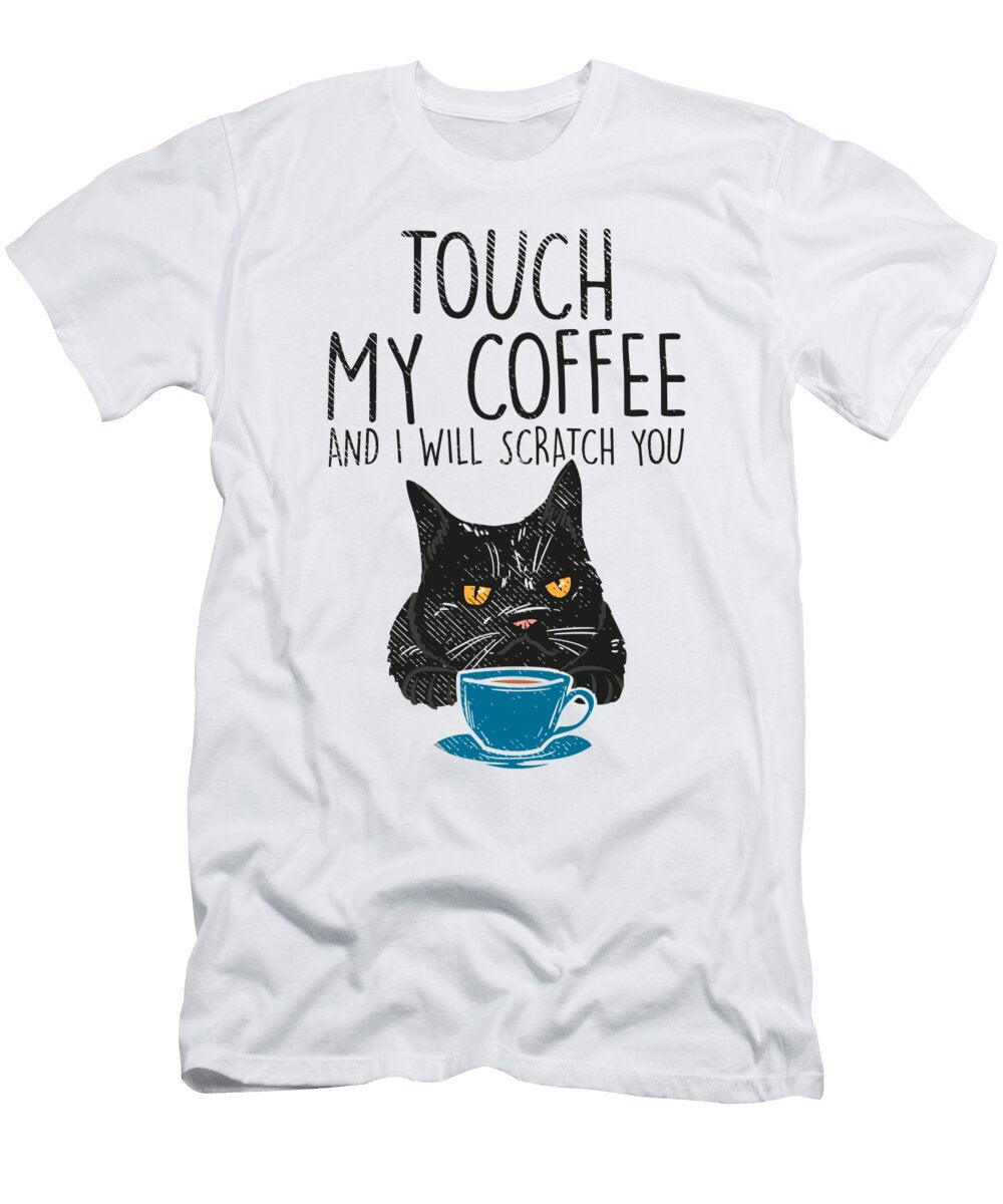 16 Cats and Coffee Cat Lover Coffee Lover Toms Store T-Shirt