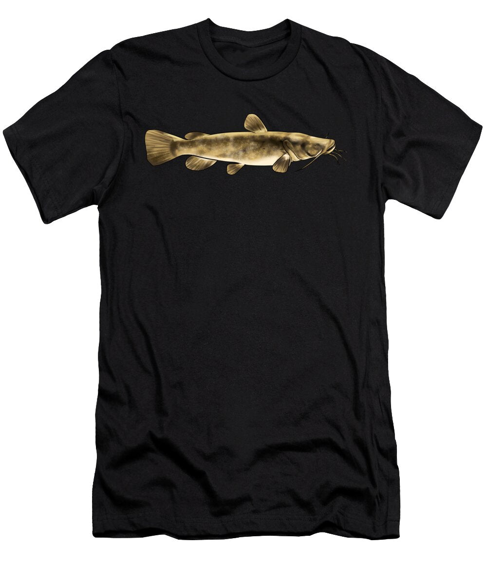 16 Funny Flathead Catfish Fishing Freshwater Fish Gift Muc Designs T-Shirt