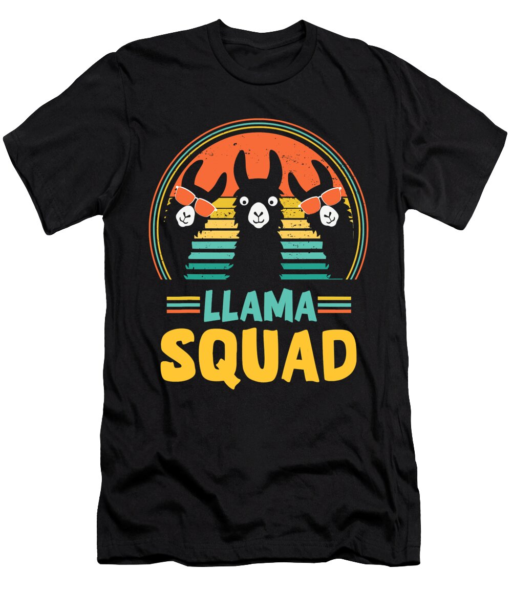 16 Llama Alpaca Alpacas Camelid Camel Cute Funny Llama Art Drama Animal Lover No Prob Grover Mcclure T-Shirt